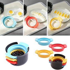 Trancheuse 3-en-1 pour œufs cuits, fruits, saucisses, coupe-fleurs, façonneur de bento, garniture de fruits, accessoires de cuisine - Product Image 2