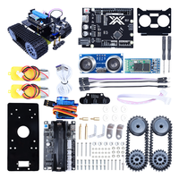 Robot de voiture intelligent Eparthub avec suivi de ligne BT et châssis à chenilles U-Bot V2.0 Kits pour projets programmables