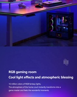 Kit de rétroéclairage ambiant TV néon multicolore alimenté par USB écran d'affichage d'ordinateur moniteur rétroéclairage lumière d'ambiance bande lumineuse LED intelligente
