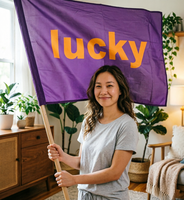 Fabricant OEM & ODM – Drapeau publicitaire promotionnel personnalisé en polyester avec logo imprimé sur mesure