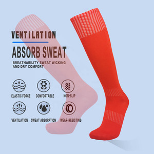 Kaos Kaki Sepak Bola Berkualitas Tinggi, Bernapas, Anti Selip, Kaos Kaki Sepak Bola Anti Selip Setinggi Lutut untuk Dewasa - Product Image 3