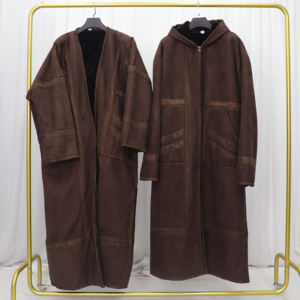 Sudadera con Capucha <span class=keywords><strong>de</strong></span> Gamuza Gruesa y Cálida al por Mayor, Estilo Islámico Saudí, Capa <span class=keywords><strong>de</strong></span> Piel Sintética, Thobe para <span class=keywords><strong>Hombre</strong></span>, Thobe Islámico <span class=keywords><strong>de</strong></span> Invierno con Red para <span class=keywords><strong>el</strong></span> Cabello - Product Image 3