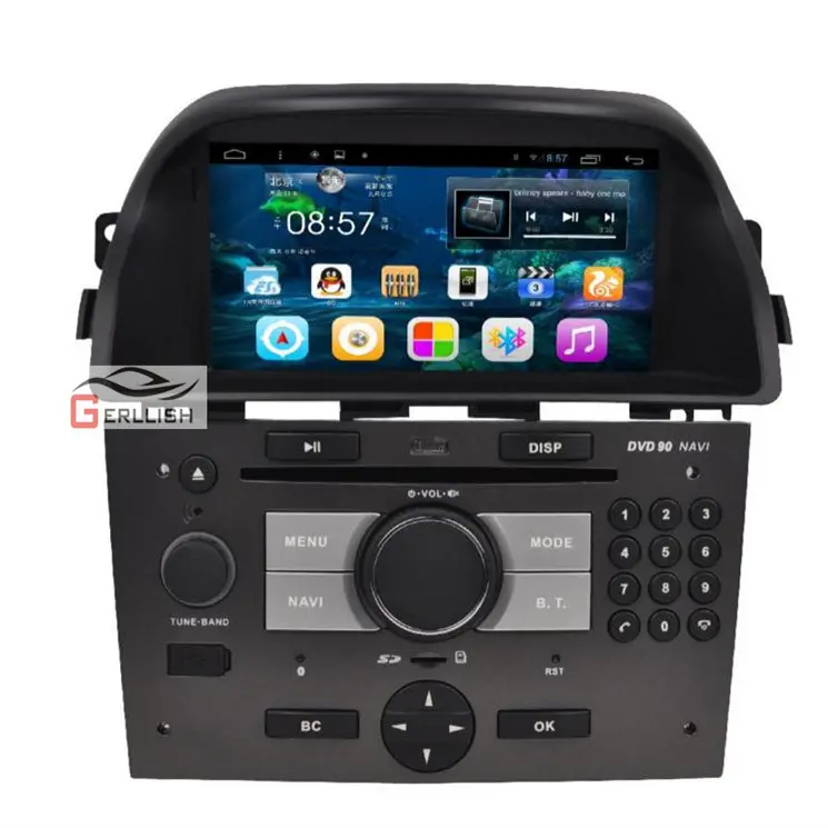 Sistema multimídia de navegação GPS para Opel Antara 2008-2013 com DSP estéreo Wi-Fi, tela IPS de 7 polegadas para carro Android dvd gps player