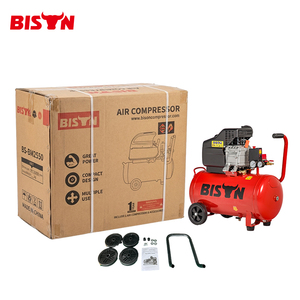 Compressore d'Aria Industriale BISON(CHINA) a Cinghia, 50L, 1500W, 220V, 8Bar, 115PSI per Cantieri Edili - Product Image 5