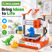 Imprimante 3D FDM de bureau compacte, volume d'impression 100x100x100mm, filament PLA 1.75mm, impression à une touche, idéale pour débutants, éducation et projets DIY
