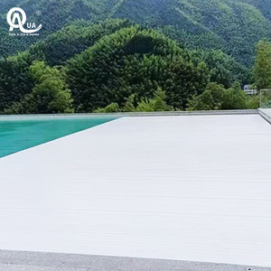 Couverture de piscine rectangulaire en PVC AQUA, résistante aux UV, automatique, pour usage extérieur - Product Image 4