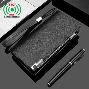 Portafoglio da Uomo in Vera Pelle con Cerniera Lunga, Porta Carte Multiplo e Grande Capacità, Prodotto dalla Fabbrica Banyanu <span class=keywords><strong>di</strong></span> Guangzhou - Product Image 3