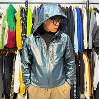 Vestes Thermoréactives à Logo Personnalisé, Manteau Imperméable en Tissu Thermique, Veste Zippée Thermoréactive pour Hommes