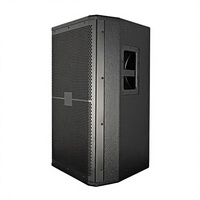 Système de sonorisation de scène professionnel 2 canaux 15 pouces avec connecteur RCA, enceintes colonne en bois 500W pour petits espaces