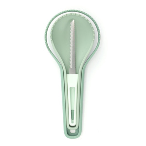 Autumn Winter Three-in-One Carving Tool Beibei Fruit Vegetable Carver PP Plastic Hot Pot Winter Melon <b>Cup</b> <b>Pumpkin</b> Core Digger - Product Image 2