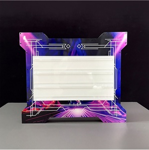 Chất lượng tốt gói mạnh mẽ có thể sạc lại LED tin nhắn bảng Acrylic tùy chỉnh VIP chai trình bày với chữ cái và số - Product Image 5