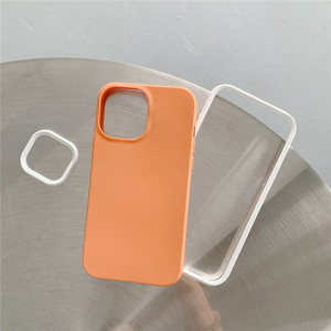 Kẹo màu Silicone Matte mềm TPU cho <span class=keywords><strong>iPhone</strong></span> 16 15 Pro trường hợp chống sốc 2 trong 1 Bumper nhựa trường hợp đối với <span class=keywords><strong>iPhone</strong></span> với máy ảnh Vòng - Product Image 1