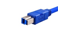 Câble d'imprimante de données USB 3.0 Type a mâle à Type B mâle pour veste en PVC d'ordinateur avec blindage de tresse