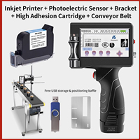 Aisomark Tragbarer Handheld-Tintenstrahldrucker 12,7 mm Höhe USB-Ladefunktion Flexibler Eier-Datumscode Seriennummer Lederdrucker