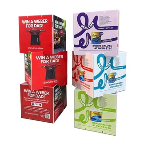 Fanghua Boîte en <span class=keywords><strong>carton</strong></span> publicitaire personnalisable Affichage <span class=keywords><strong>empilable</strong></span> et pliable avec votre logo par impression - Product Image 1