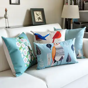 Textiles para el hogar digital impreso sofá funda de almohada funda de cojín