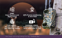 Камера для охоты Ultra HD 1080P с поддержкой 4G LTE, высокопроизводительная, с ночным видением, для наблюдения за дикой природой на открытом воздухе