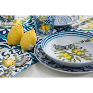 Set di Saliera e Pepiera in Ceramica Excelsa Gialla 5,5x7,5x4 Cm Design Amalfi - Product Image 3