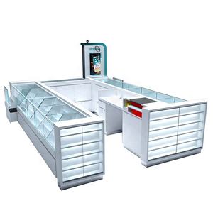 استخدام مركز زجاج خزانة عرض مجوهرات خشبية عرض المجوهرات كشك للبيع - Product Image 4