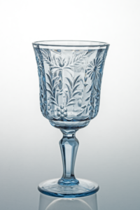 Reliëf Vintage Glazen Bekers Effen Veelkleurige Geperste Daisy Bloem Wijn Duurzaam En Stylishi Voor Feest - Product Image 2