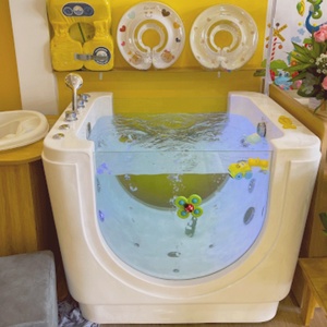 Sang trọng trong nhà bé bồn tắm Spa với ozone, máy bay phản lực xoáy nước, nhiệt sưởi ấm và LED massage ánh sáng - Product Image 3