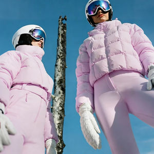 FLYSKI Trajes de Esquí Personalizados al por Mayor para Mujer, Traje de Esquí de una Pieza, Ajustado, Grueso, Resistente al Viento, Impermeable y Cálido para Invierno al Aire Libre - Product Image 6