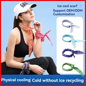 Summer People Sports Pet Ice Cool sciarpa Neck Wrap fascia Bandana sciarpa rinfrescante