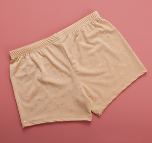2025 OCT088 nouveau Design brillant femmes Shorts filles ventre pierres Jazz gros <span class=keywords><strong>Ballet</strong></span> danse Shorts sous-vêtements - Product Image 2