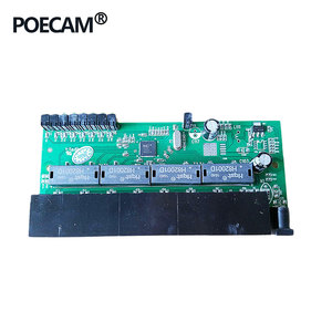 โมดูลสวิตช์อีเธอร์เน็ตใหม่ บอร์ด PCBA 8 พอร์ต พอร์ตจ่ายไฟ พอร์ตเชื่อมต่อเครือข่าย ความเร็วสูง ผู้ผลิตจากโรงงานโดยตรง สวิตช์แบบ OEM - Product Image 2