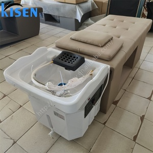 Kisen Salon <b>Table</b> Shampoo Massage Bed Customized Head Spa <b>Portable</b> Bed Facial Treatment Factory Wholesale - Product Image 2