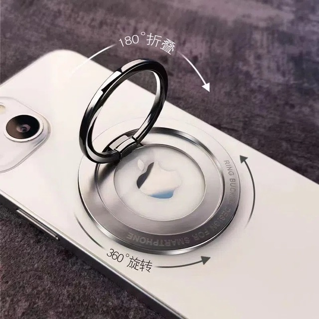 Customized 360 Rotation Magnetic Phone Ring Holder for Iphone 14 13 12 Magsafe Accessories Adjustable Finger Ring Grip and Stand