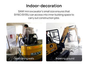 Mini Escavatore Cingolato <span class=keywords><strong>Sany</strong></span> da 1.7 a 5 Tonnellate per Lavori di Manutenzione e Servizi in Vendita Sy16C Sy18C Sy26U Sy35U Sy50U - Product Image 5