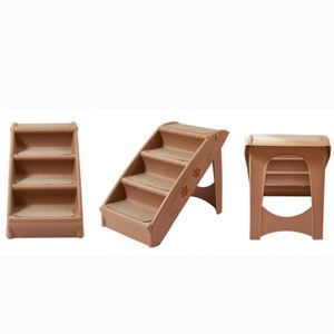 ราคาโรงงาน บันไดพับได้สำหรับสุนัขและลูกสุนัข 2 in 1 บันไดและทางลาดพับได้ <span class=keywords><strong>3</strong></span> ขั้น สำหรับเตียงและรถยนต์ แข็งแรงและมั่นคง - Product Image 1