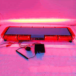 Chất lượng cao <span class=keywords><strong>LED</strong></span> phản ánh thiết kế ống kính cảnh báo khẩn cấp ánh sáng màu đỏ nhấp nháy lightbar cho xe firetrucks đôi sạc - Product Image 2