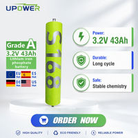 Batterie lithium-ion prismatique LiFePO4 ULi 3.2V 25Ah 22Ah S168 pour scooter électrique 12V, camping-car, solaire, haut-parleurs rechargeables DIY