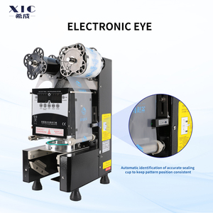 Máy đóng nắp ly giấy tự động hoàn toàn dùng trong thương mại, máy đóng nắp ly trà sữa trân châu, máy hàn ly nhựa - Product Image 5