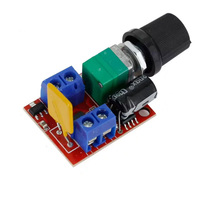Mini Controlador de Velocidad de Motor PWM DC 3V 6V 12V 24V 35V, Módulo Interruptor Ultra Pequeño, Regulador de Intensidad LED 5A