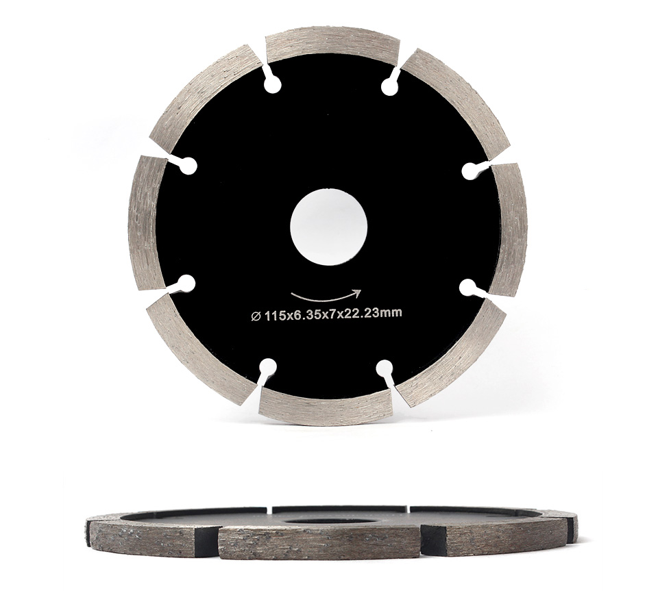 Для бетонного камня, 6 мм толщина, сегментный алмазный режущий диск, шлифовальный диск, точечный алмазный пильный диск