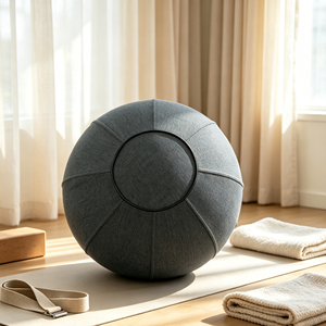 Copertura per palla da yoga e fitness, fodera rimovibile e lavabile con maniglia per palloni con diametro da 20-29,9 pollici - Product Image 2