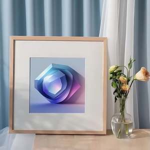 متعددة الأحجام-إطارات صور MDF كلاسيكية للصور ، الألغاز الفنية بأحجام مختلفة - Product Image 3