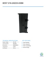 CPU Siemens 6ES7 216-2AD23-0XB8 Usada, Unidad Principal PLC Compacta 226, Controlador de Programación PLC Inteligente para Automatización Industrial