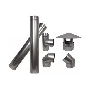 <span class=keywords><strong>Tuyau</strong></span> de cheminée en acier inoxydable monocouche isolé pour poêle - Product Image 2