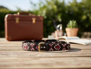 Correa de Bolso Tejida con Hebilla Dorada, Material de Hilo, Bolsos con Hebilla Dorada - Product Image 2