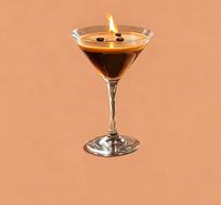 Oshine Handgefertigte Amerikanische Kaffee-Martini-Tasse Duftkerzen aus Gelee-Wachs und Soja als Hochzeitsgeschenk und Wohndekor-Geschenkset
