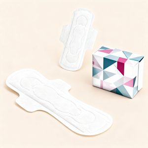 Serviettes hygiéniques jetables en coton à haute absorption pour femmes - Product Image 2