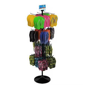 Présentoir à pantoufles personnalisé de haute qualité pour salle d'exposition, magasins de chaussures à domicile, fabriqué en acier, plastique, métal, acrylique, image de l'entreprise unifiée - Product Image 5