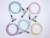 Cable de Carga Rápida USB-A a Tipo-C con Trenzado de Nailon para Auriculares de Computadora y Teléfonos Android - Togudu T-269 en Varios Colores
