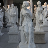 Factory Price Marble Stone Goddess Statue Marble Girl With Bottle Statue