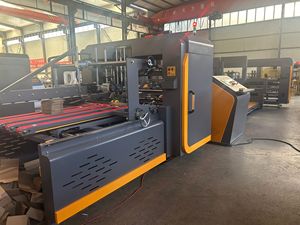 Full Automatic 2600 Computer Model Automatic Corrugated Carton <strong>Box</strong> <strong>Folder</strong> Gluer Machine with Stacker Machine - Product Image 2