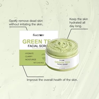 Gommage facial au thé vert nourrissant et exfoliant personnalisé en usine pour tous types de peau, certifié MSDS, 114g